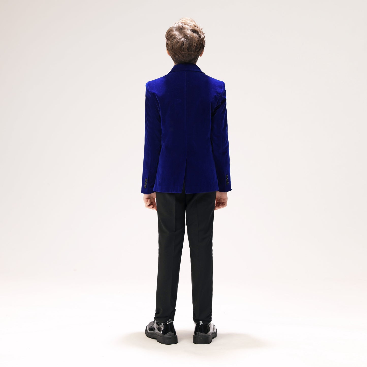 Royal Blue Velvet 5 Piece Boy's Formal Boys Suits Yuanlu