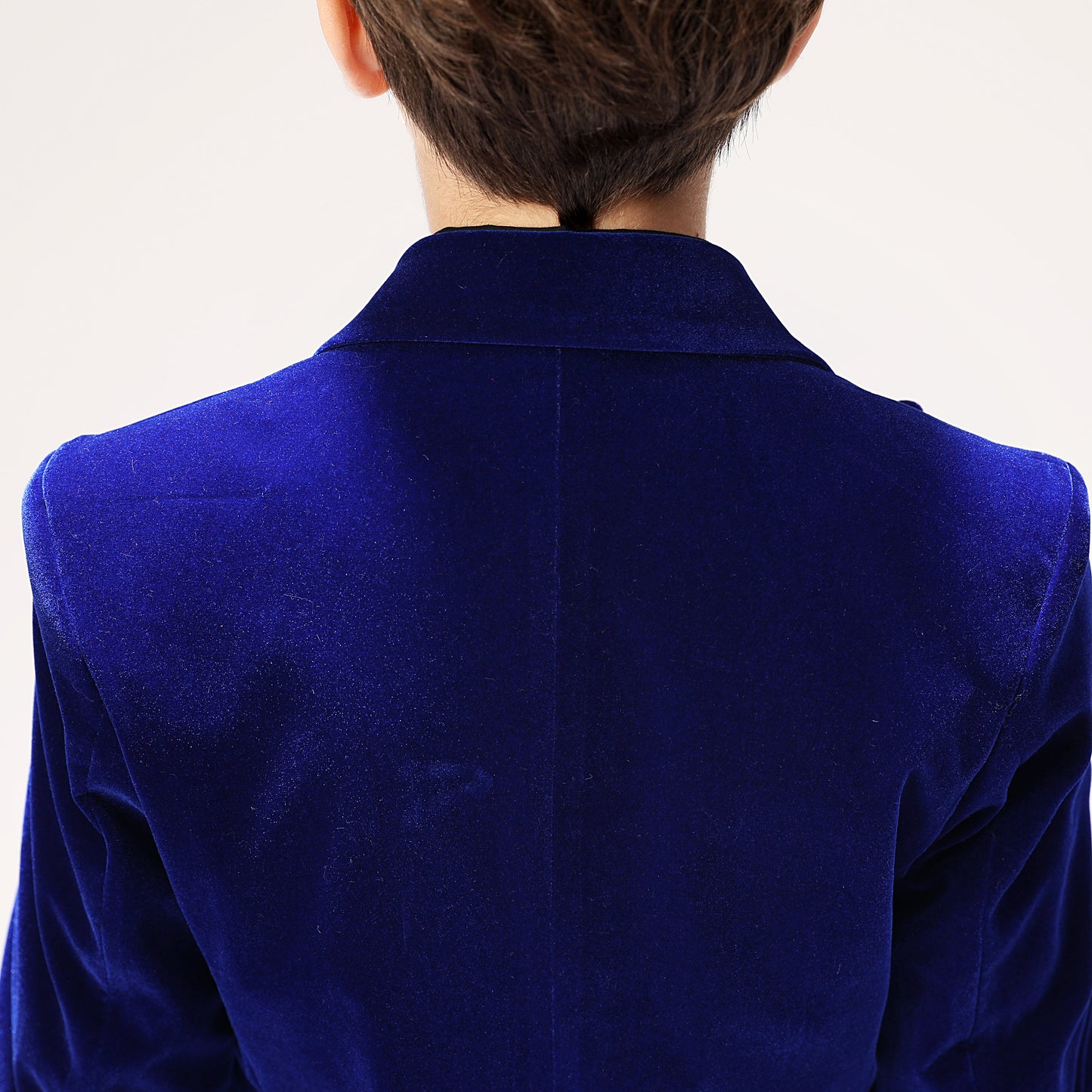 Royal Blue Velvet 5 Piece Boy's Formal Boys Suits Yuanlu