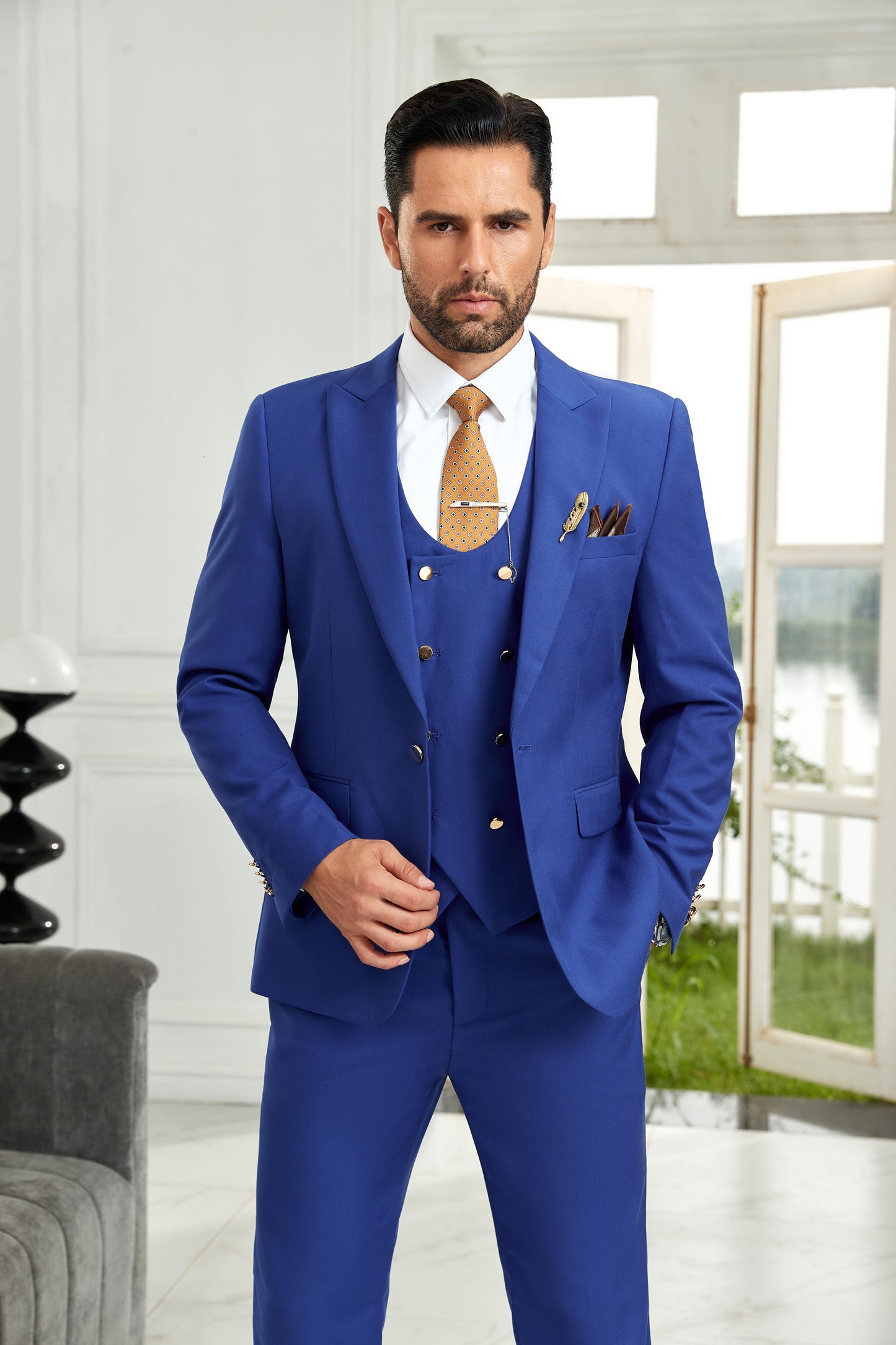 Designer Style Fashion Most Popular 3 Pieces Men Suits Yuanlu