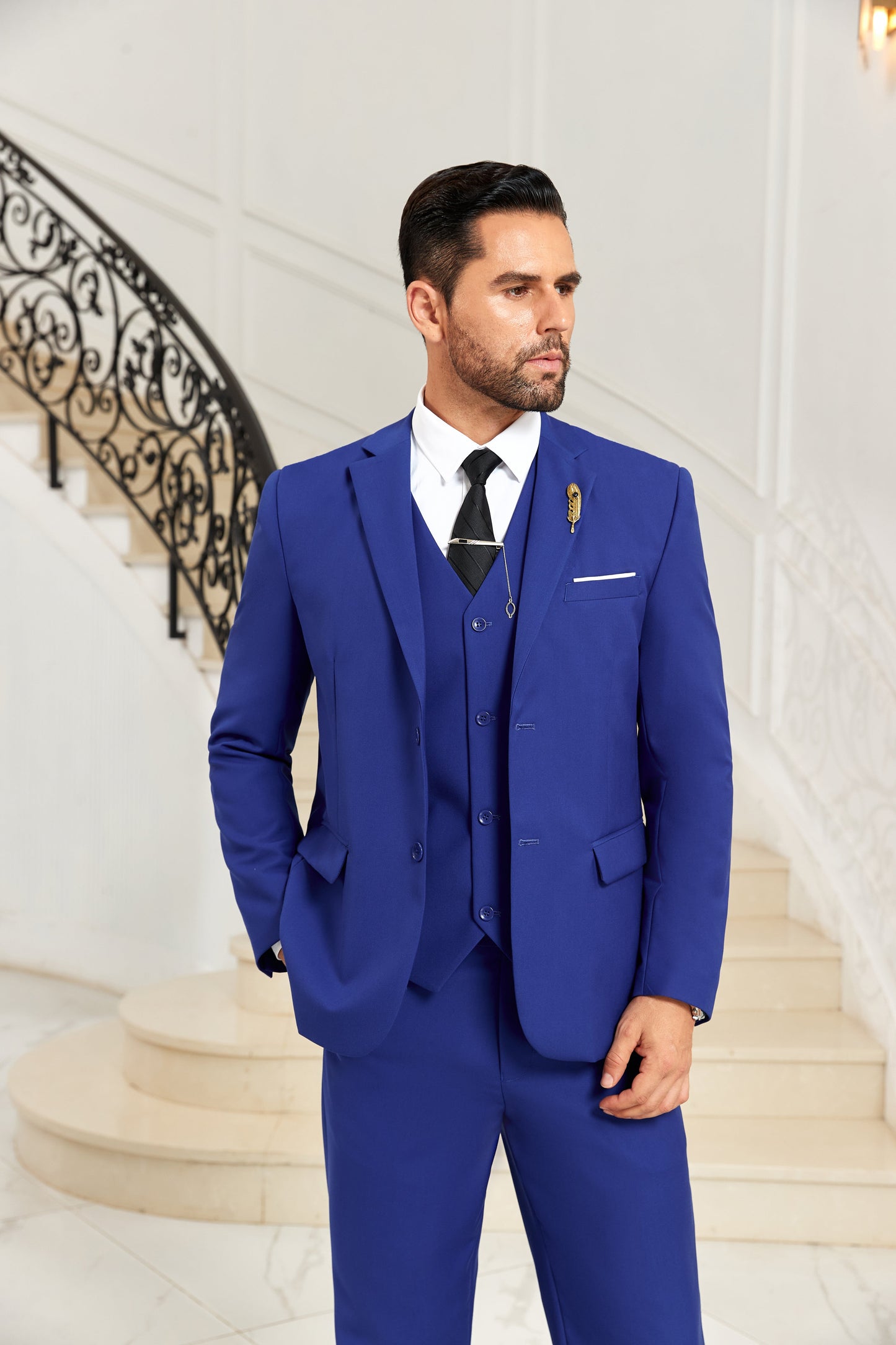 Designer Style Unique Design Modern 3 Pieces Men Suits Yuanlu