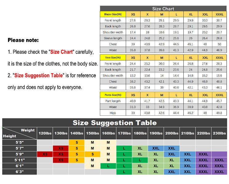 Navy Two Button Wedding 3 Pieces Slim Fit Men Suits Yuanlu