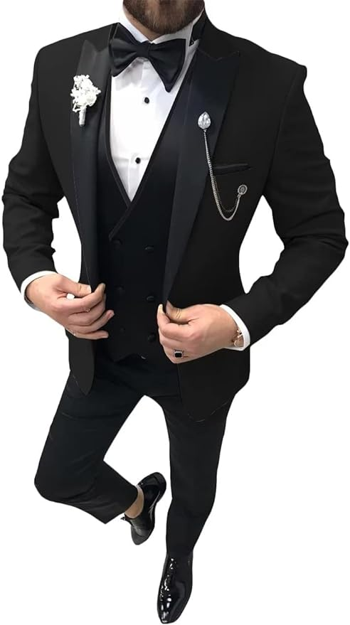 Wedding Tuxedo Dinner 3 Men Piece Suit Yuanlu