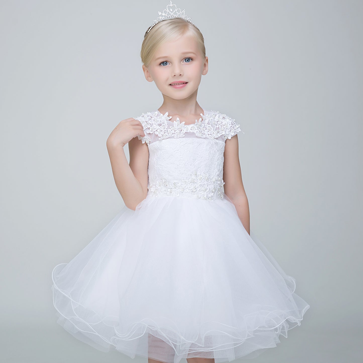 Party Gown Princes Dresses Short Flower Girl Dress for Wedding Yalu04 Lycody