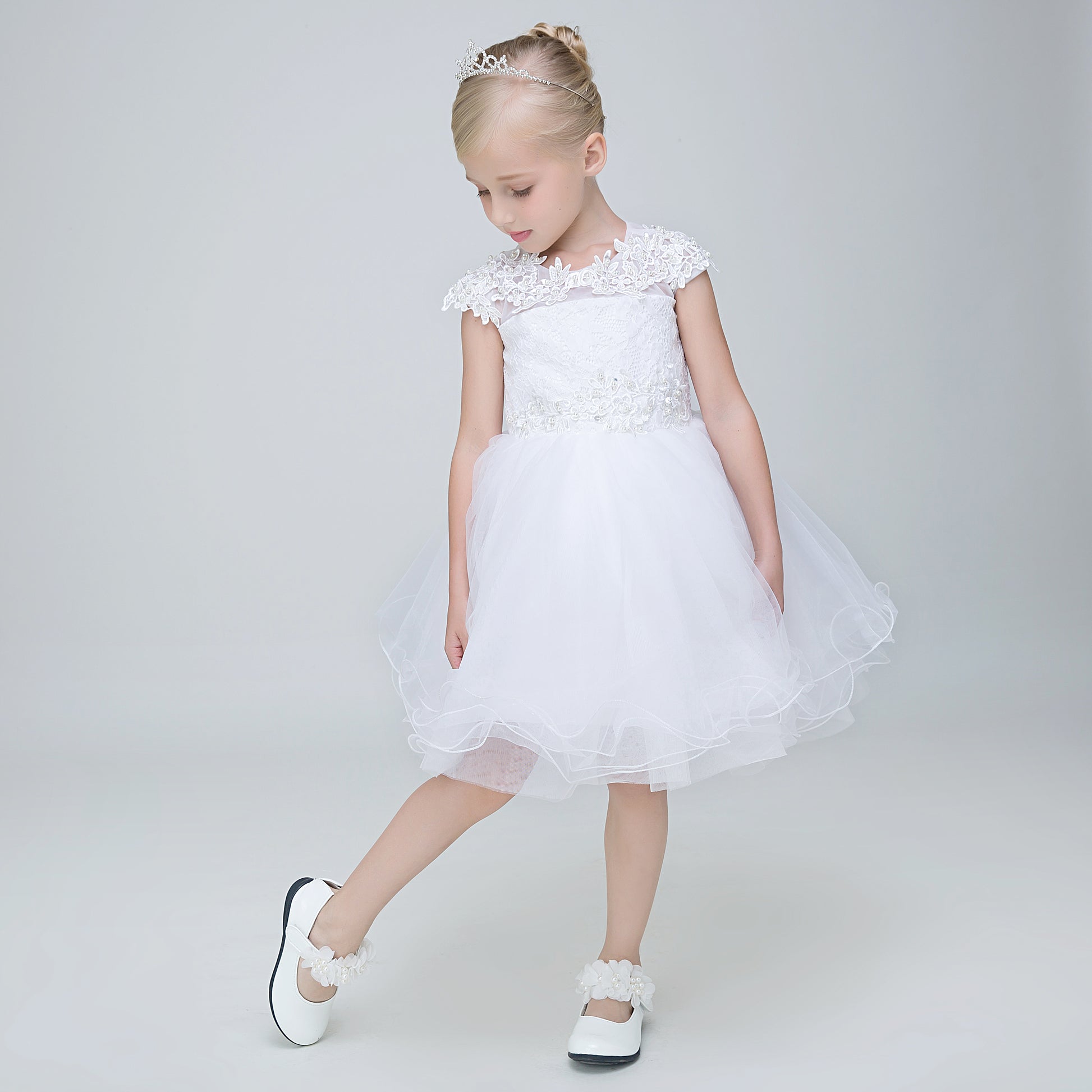 Party Gown Princes Dresses Short Flower Girl Dress for Wedding Yalu04 Lycody