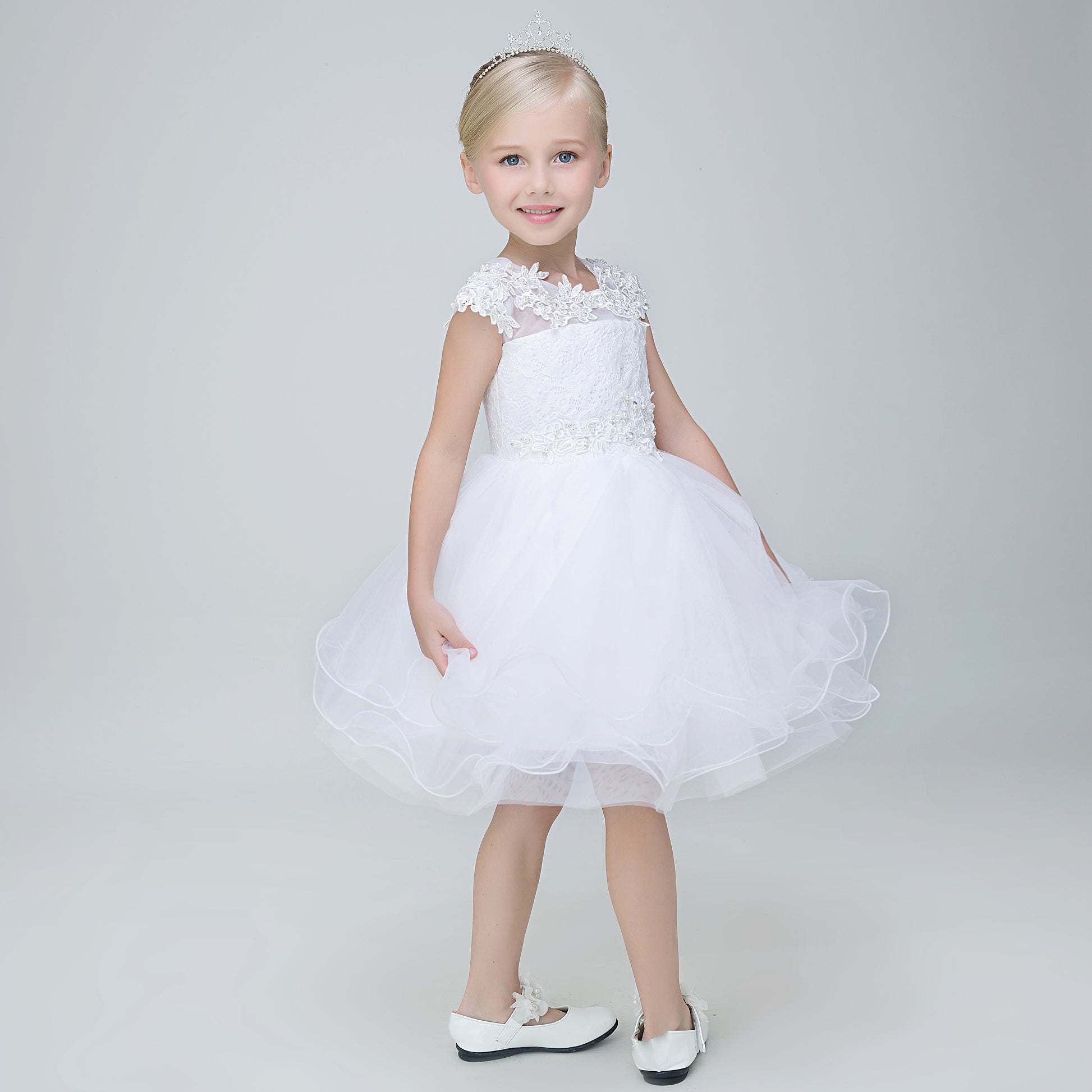 Party Gown Princes Dresses Short Flower Girl Dress for Wedding Yalu04 Lycody