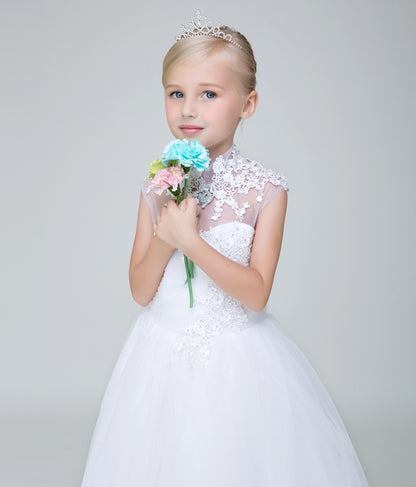 Party Gown Princes Dresses Flower Girl Long Dress for Wedding Yalu08 Lycody