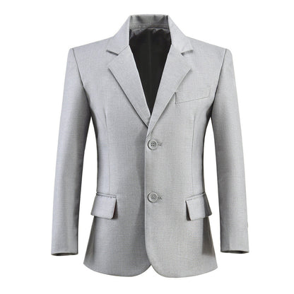 Light Gray Boys Formal Blazer Online, School Jacket Yuanlu