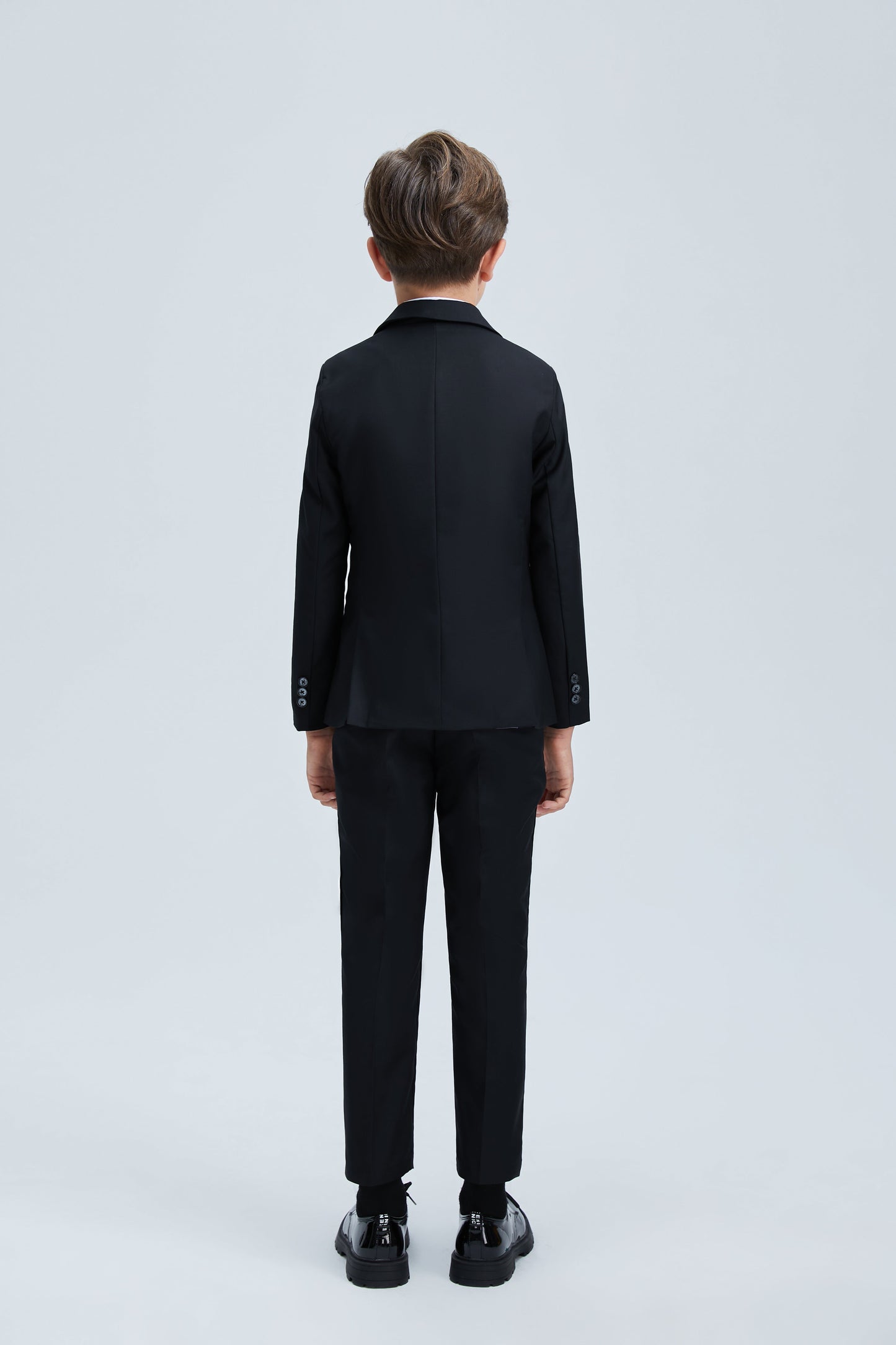 Black Formal Tuxedo 5 Piece Boys Suits Yuanlu