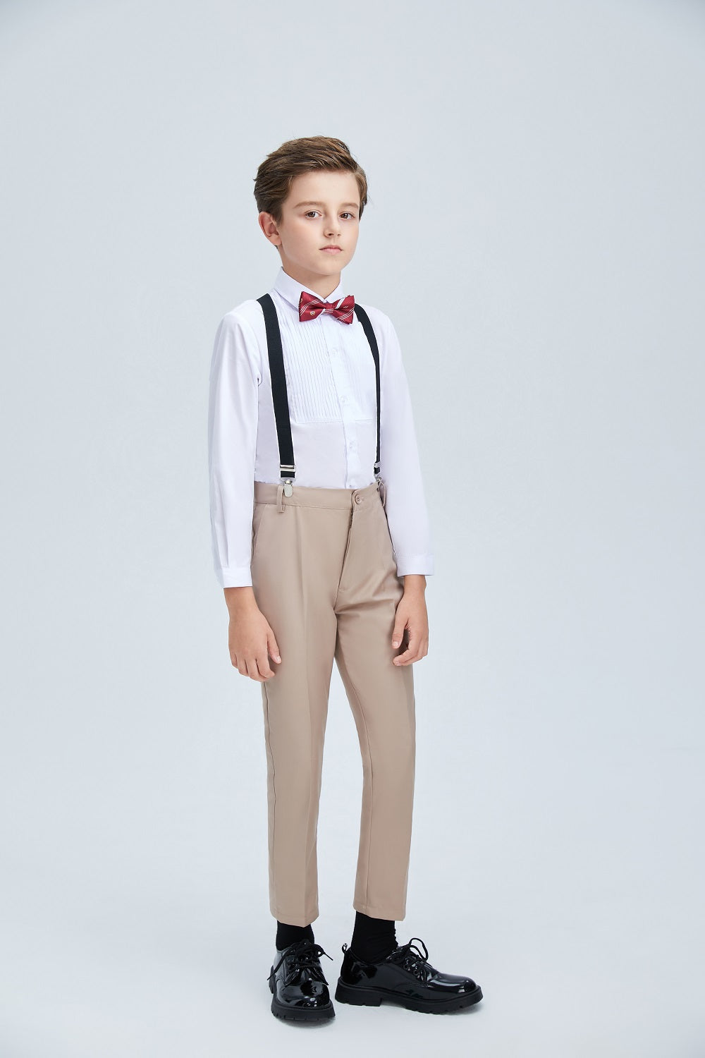 Champagne Kid Formal Classic Suits Set 5 Piece Boys Suits Yuanlu