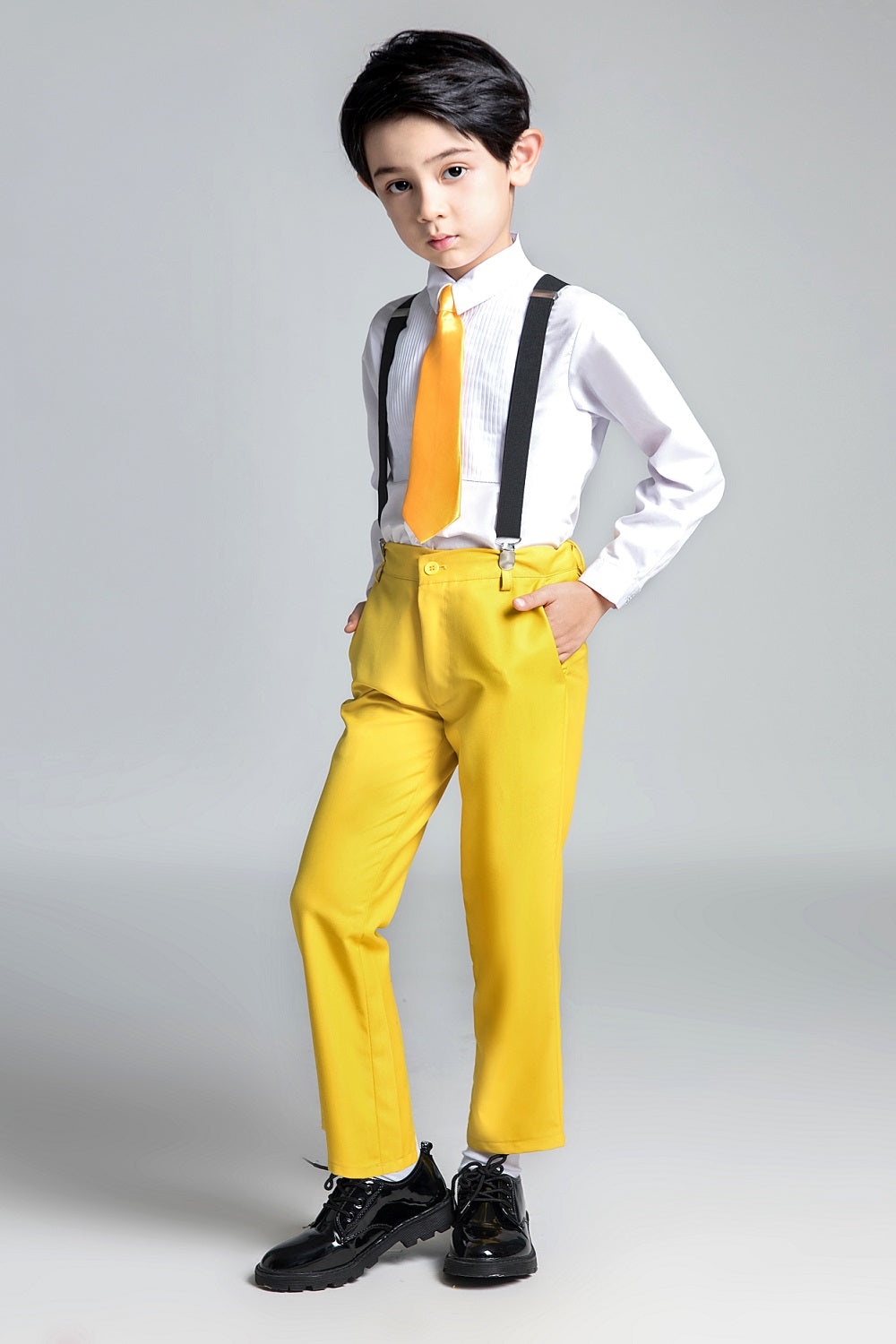 Yellow Popular Suits 5 Piece Boys Suits Yuanlu