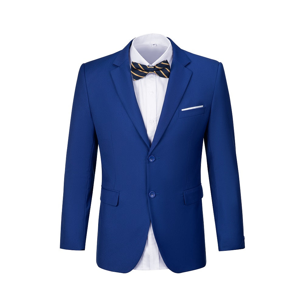 Royal Blue Men's Two Button Blazer for Party, Wedding and Business Yuanlu