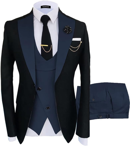 Fashion Slim Fit Wedding Prom 3 Piece Mens Suits Yuanlu