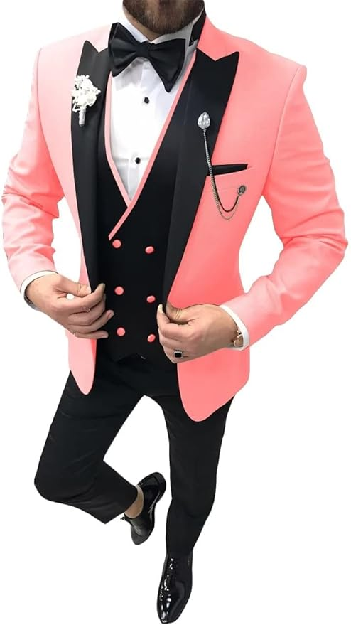 Wedding Tuxedo Dinner 3 Men Piece Suit Yuanlu