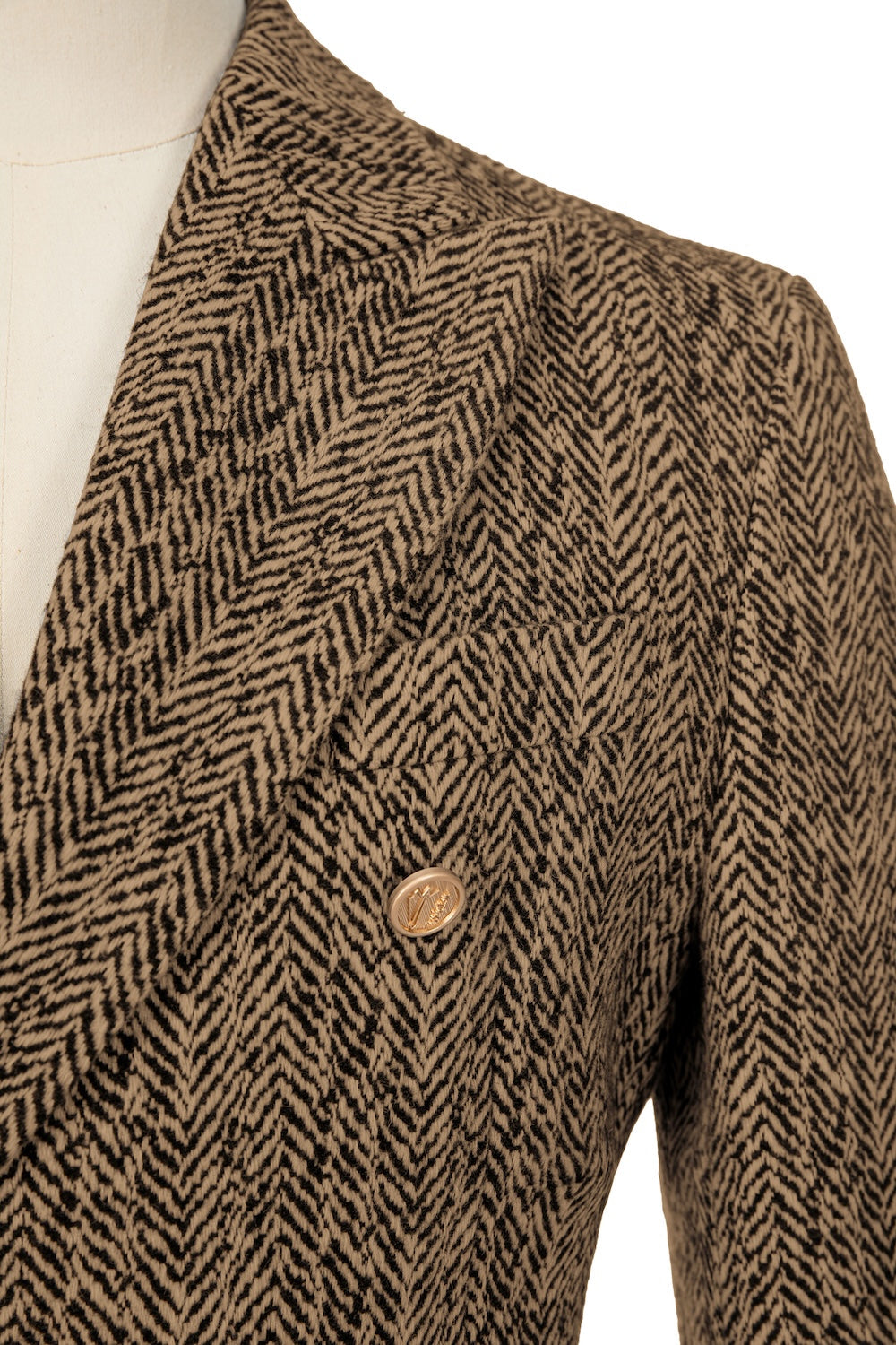 Men's Wool Coat Winter Double Breasted Long Coat 2780 Wehilion