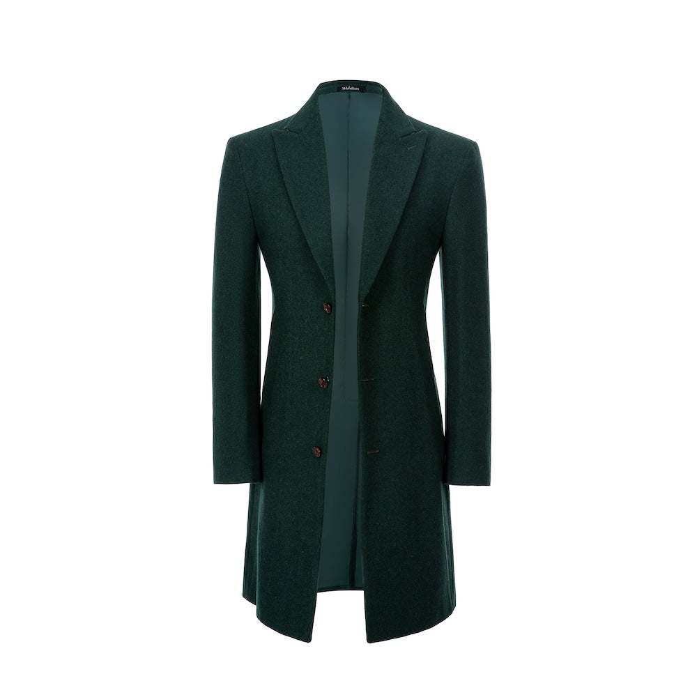 Men's Wool Coat Winter Trench Long Coat With Pockets 2773 Wehilion