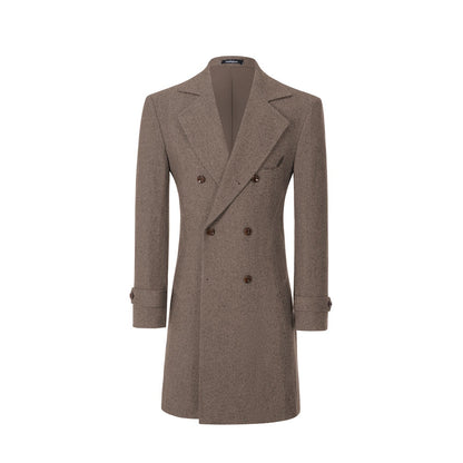 Men's Coat Winter Double Breasted Long Coat 2770 Wehilion