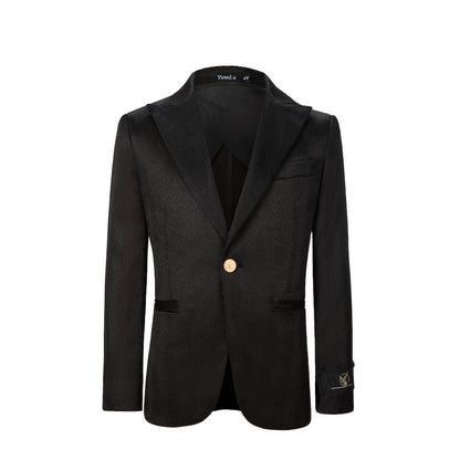 Black Boys Formal Blazer, School Jacket Yuanlu