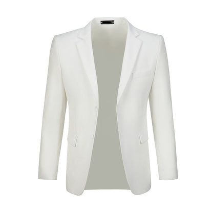 Ivory Men's Two Button Blazer for Party, Wedding and Business Yuanlu