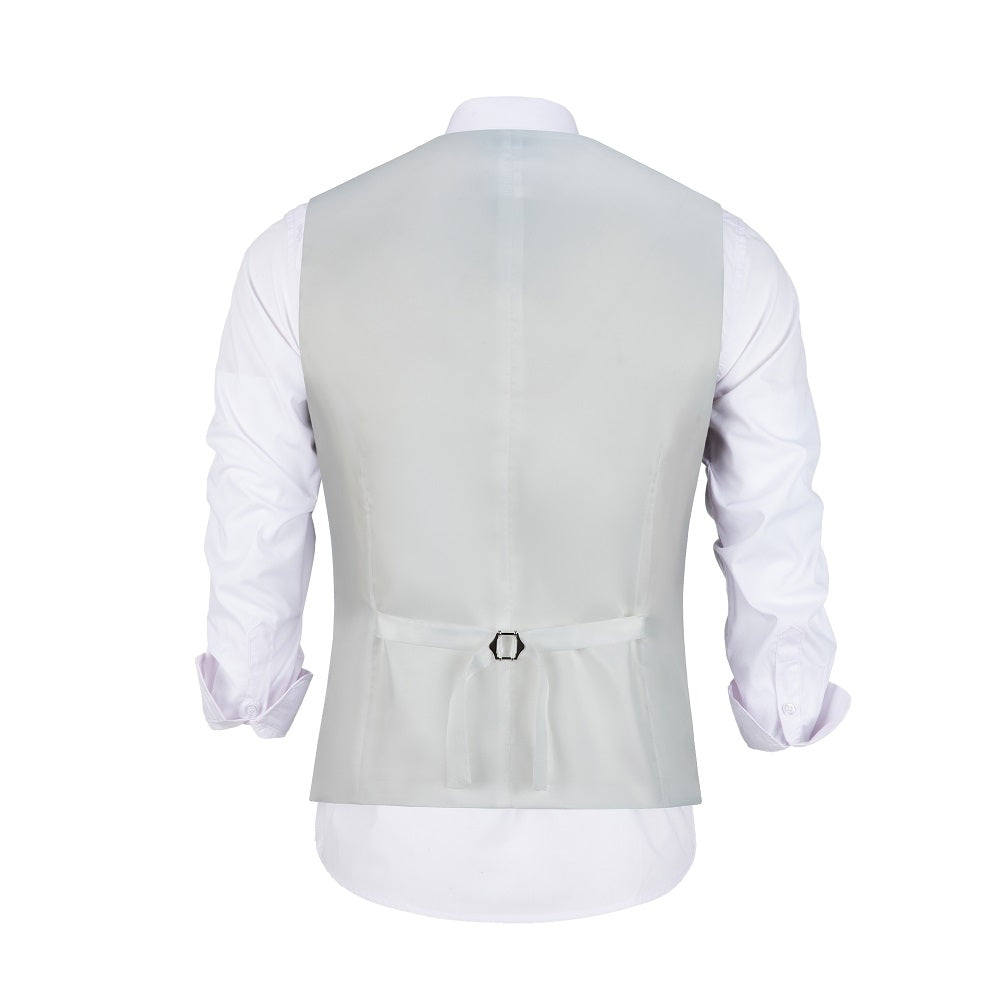 White Men's Vest for Party, Wedding and Business Yuanlu