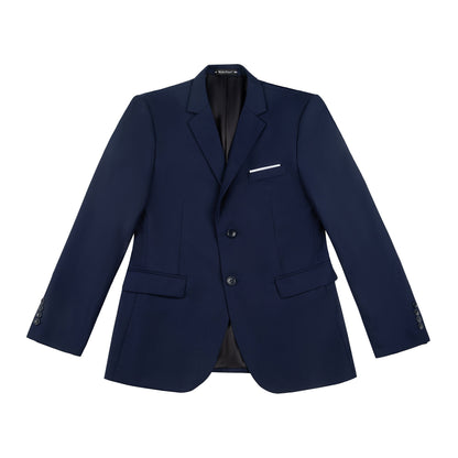 Navy Two Button Wedding 2 Pieces Men's Suits Jacket+Pants Yuanlu