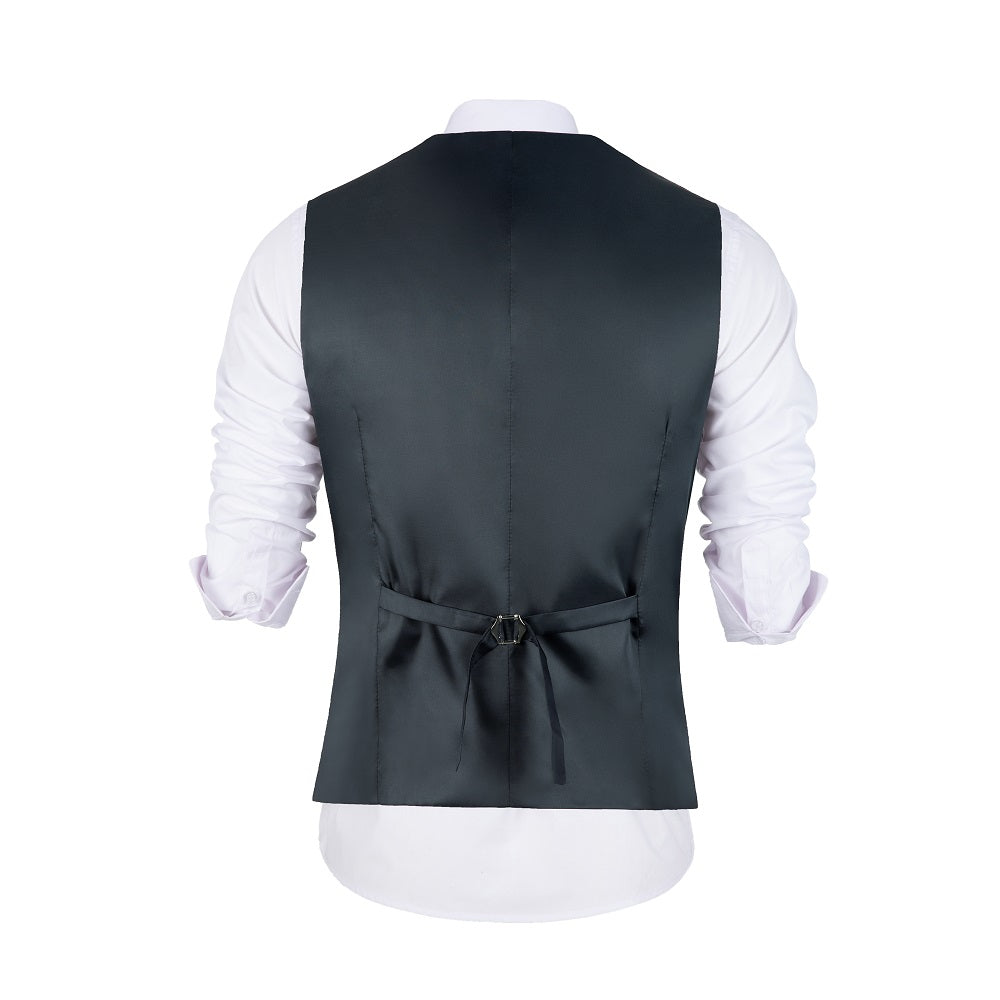 Navy Men's Vest for Party, Wedding and Business Yuanlu