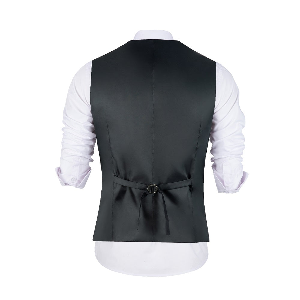 Black Two Button Wedding 3 Pieces Slim Fit Men Suits Yuanlu