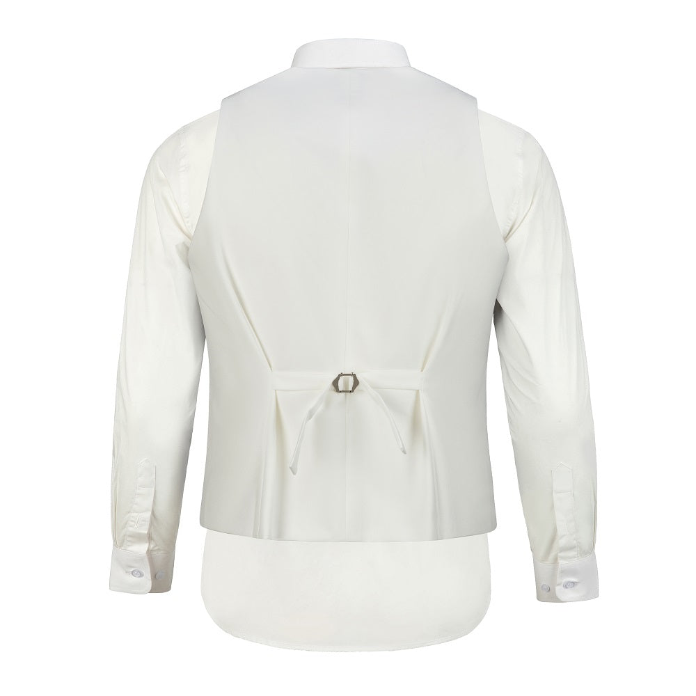 Ivory Men's Vest for Party, Wedding and Business Yuanlu