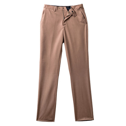 Khaki Men's Pants for Party, Wedding and Business Yuanlu