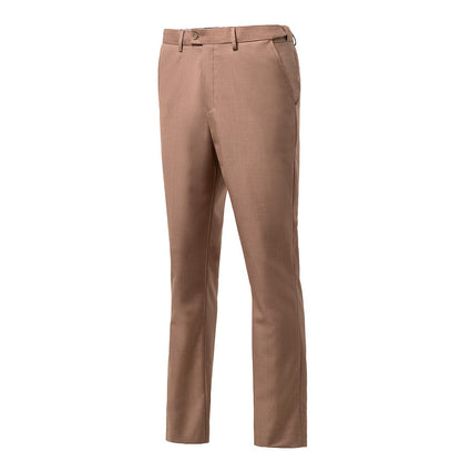 Khaki Men's Pants for Party, Wedding and Business Yuanlu