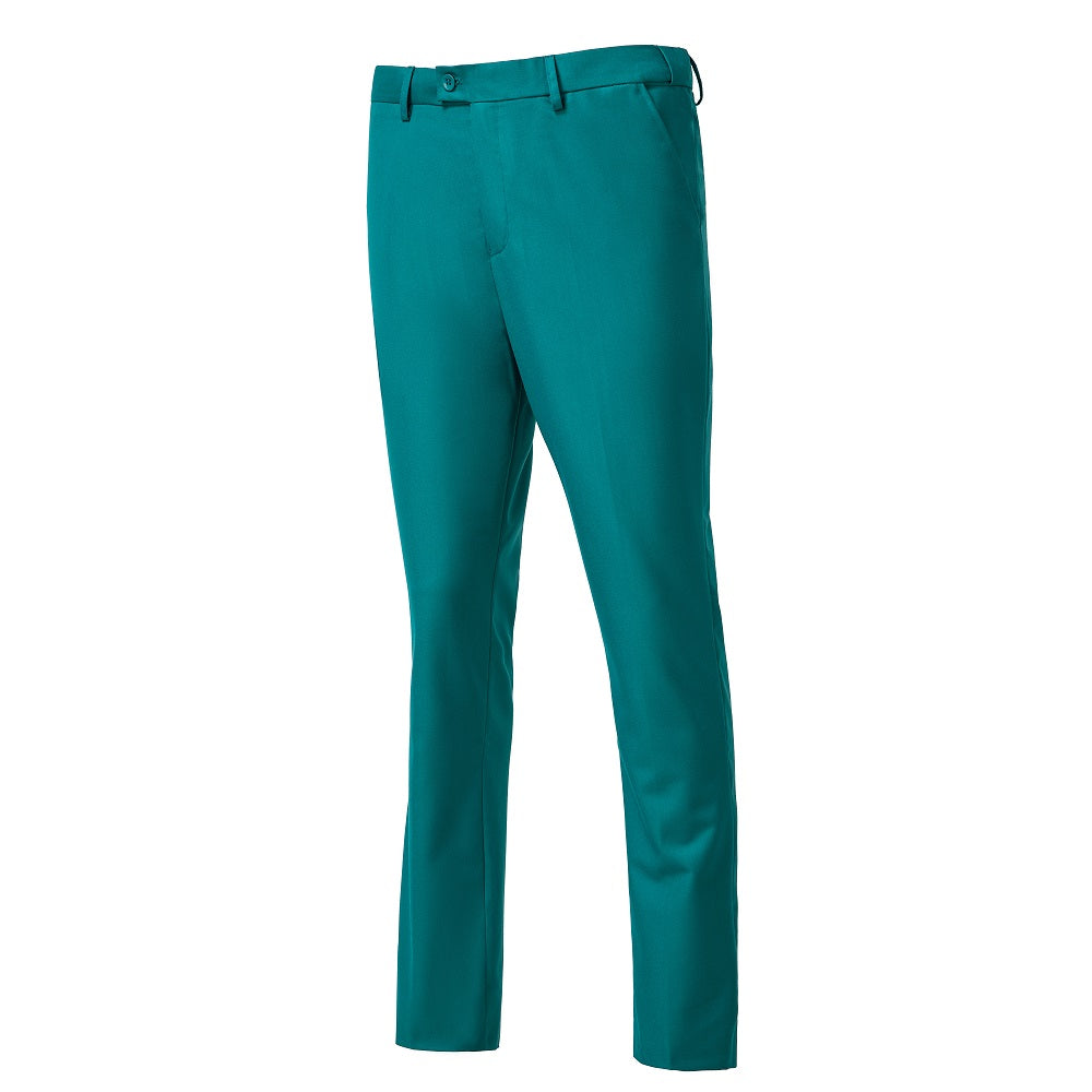 Green Men's Pants for Party, Wedding and Business Yuanlu