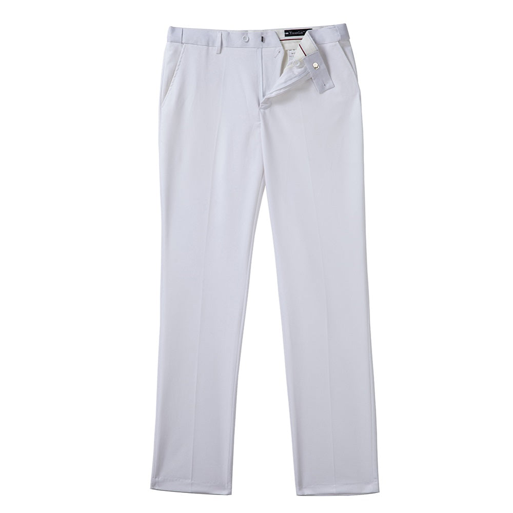 White Men's Pants for Party, Wedding and Business Yuanlu