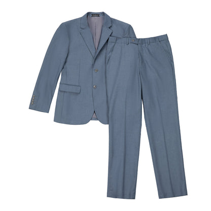 Denim Blue Two Button Wedding 2 Pieces Men's Suits Jacket+Pants Yuanlu