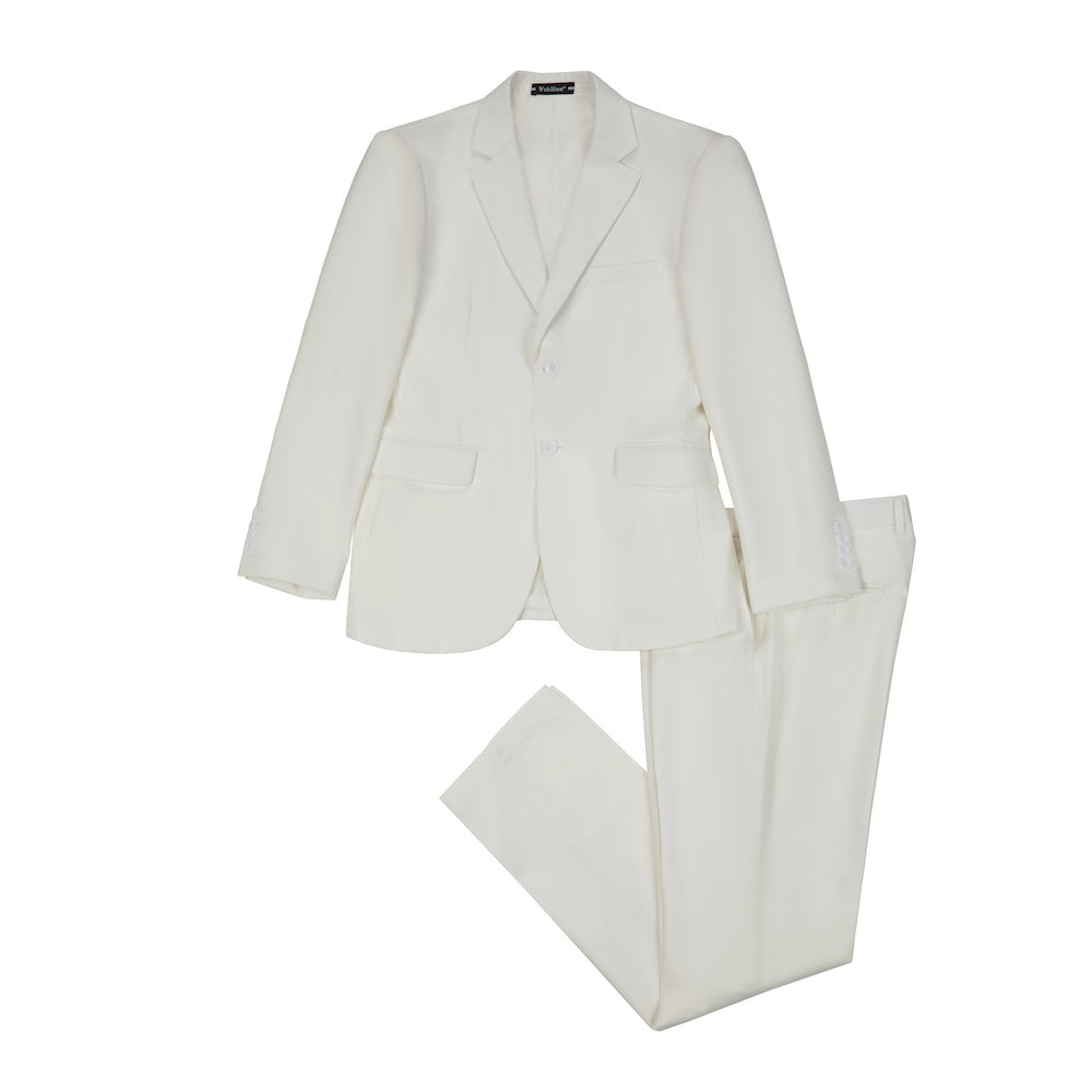 Ivory Two Button Wedding 3 Pieces Slim Fit Men Suits Yuanlu