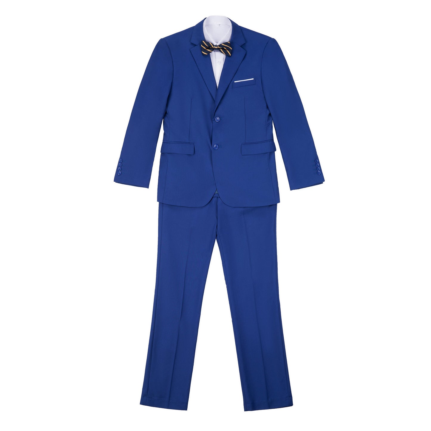 Royal Blue Two Button Wedding 3 Pieces Slim Fit Men Suits Yuanlu