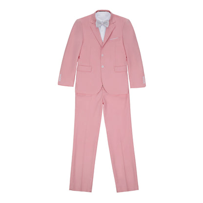 Pink Two Button Wedding 3 Pieces Slim Fit Men Suits Yuanlu