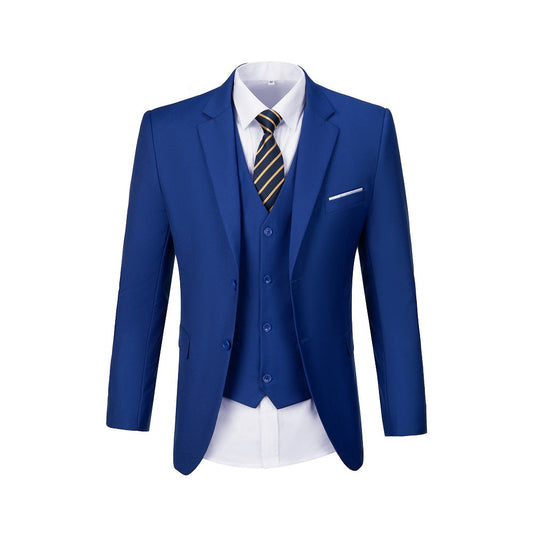 Royal Blue Men's Two Button Blazer for Party, Wedding and Business Yuanlu