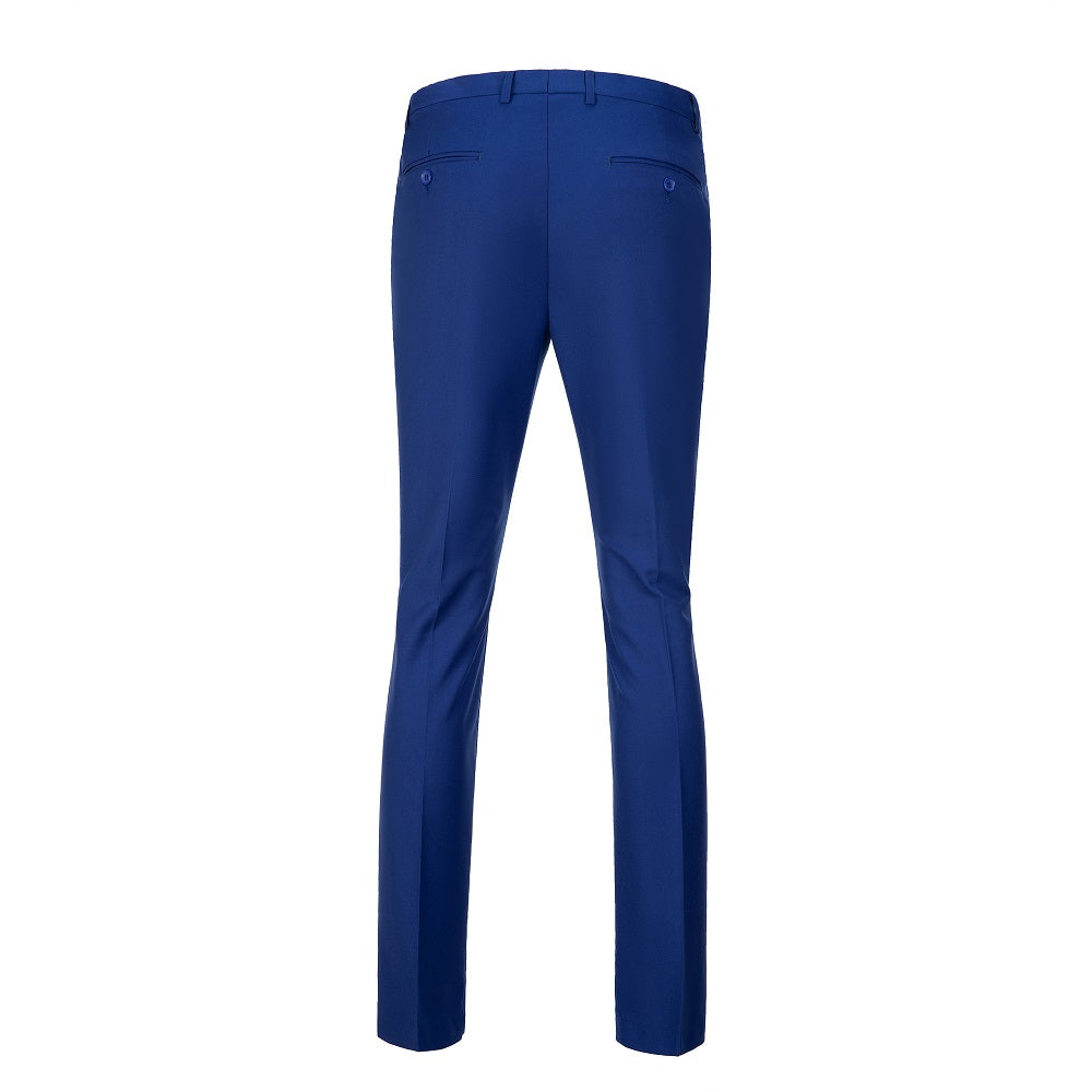 Royal Blue Men's Pants for Party, Wedding and Business Yuanlu