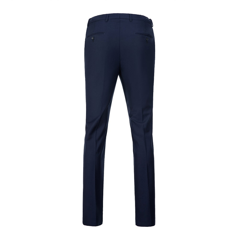 Navy Men's Pants for Party, Wedding and Business Yuanlu