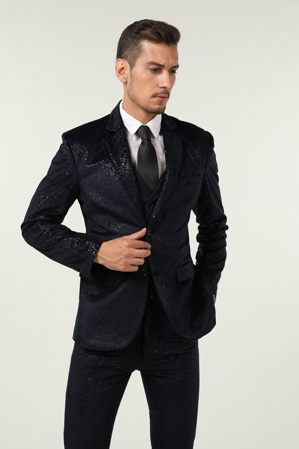 Velvet 3 Piece Men's Formal Suits(MORE COLORS+) Yuanlu