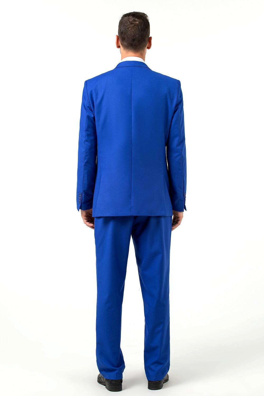 Royal Blue Two Button Wedding 3 Pieces Men Suits Yuanlu