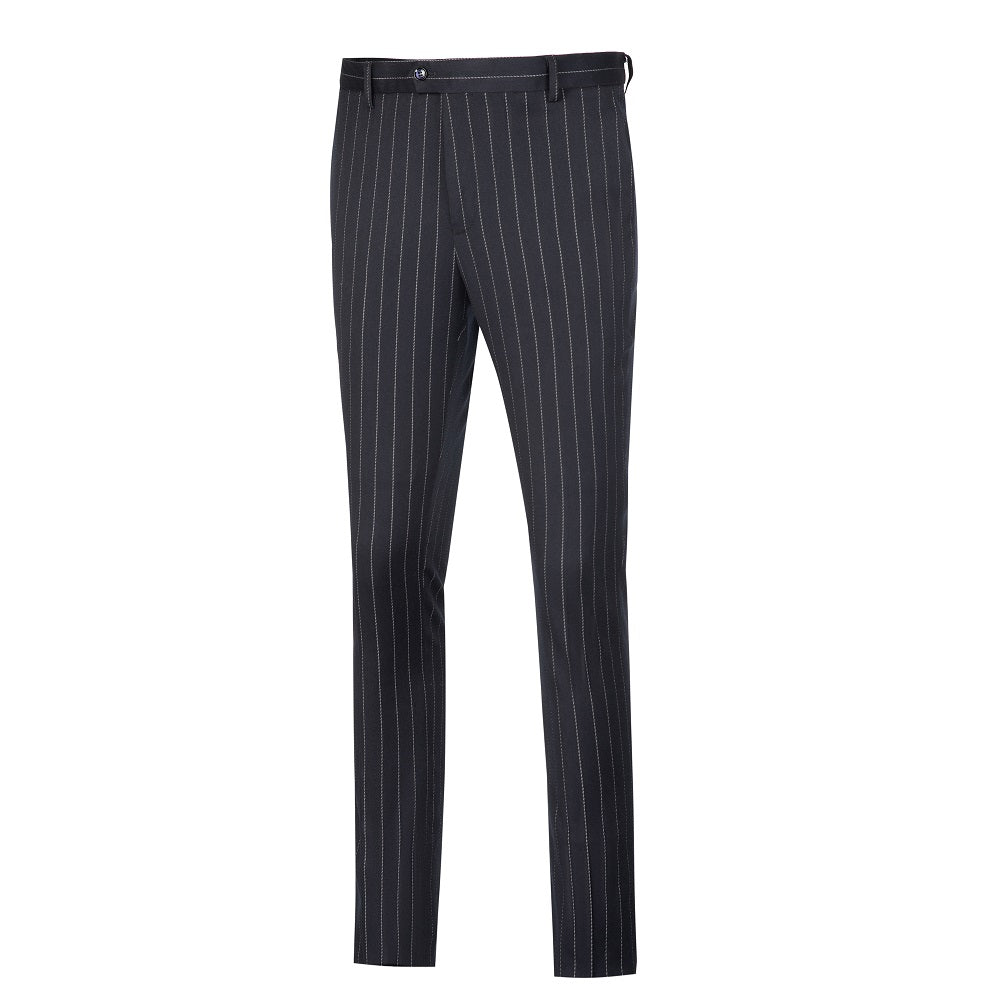 Navy Stripe Men's 3 Piece Set Yuanlu