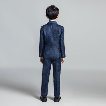 Unique Design Slim Fit Modern 5 Piece Boys Suits Yuanlu