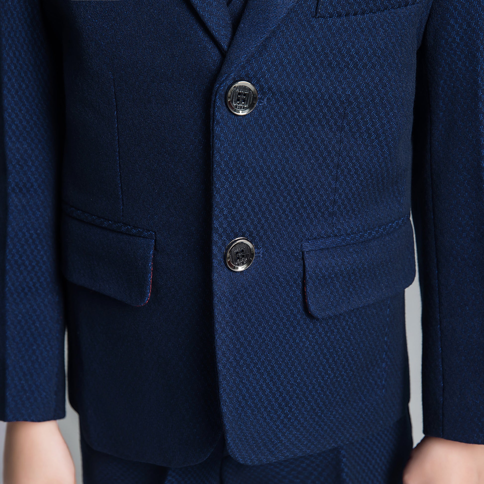 Unique Design Slim Fit Modern 5 Piece Boys Suits Yuanlu