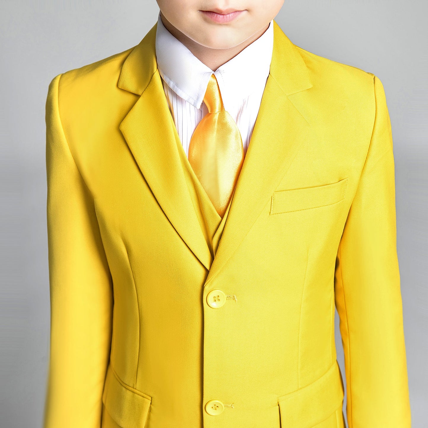 Yellow Popular Suits 5 Piece Boys Suits Yuanlu