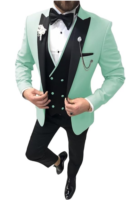 Wedding Tuxedo Dinner 3 Men Piece Suit Yuanlu