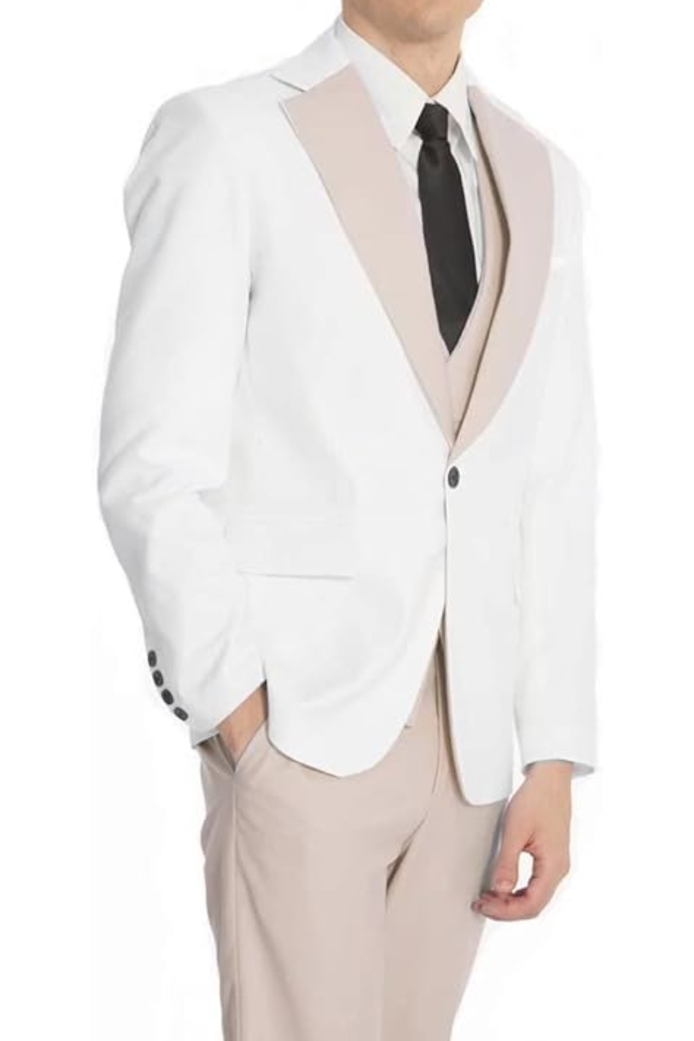 Fashion Slim Fit Wedding Prom 3 Piece Mens Suits Yuanlu