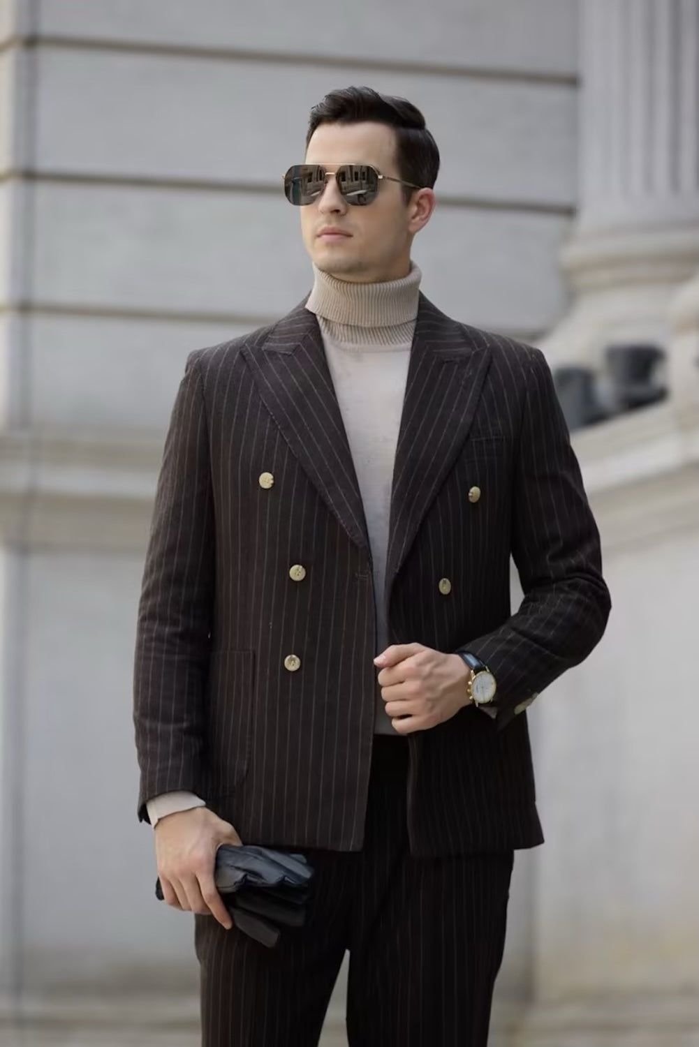 Retro Tweed Herringbone 2 Pieces Mens Suits 2767 Wehilion