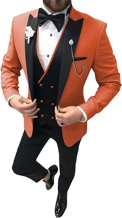 Wedding Tuxedo Dinner 3 Men Piece Suit Yuanlu