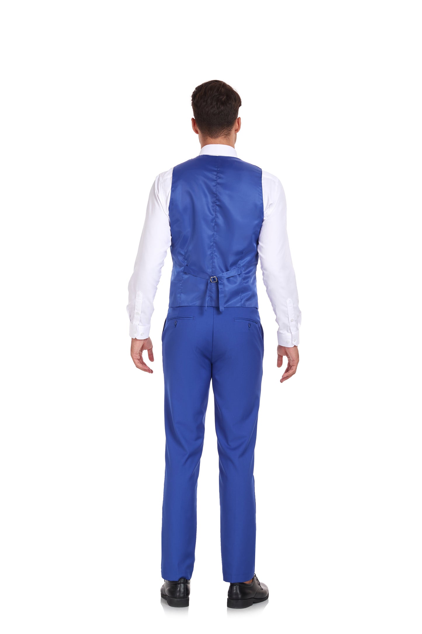 Royal Blue Gentleman's Groomsmen Party Business Banquet 3 Piece Men Suits Yuanlu