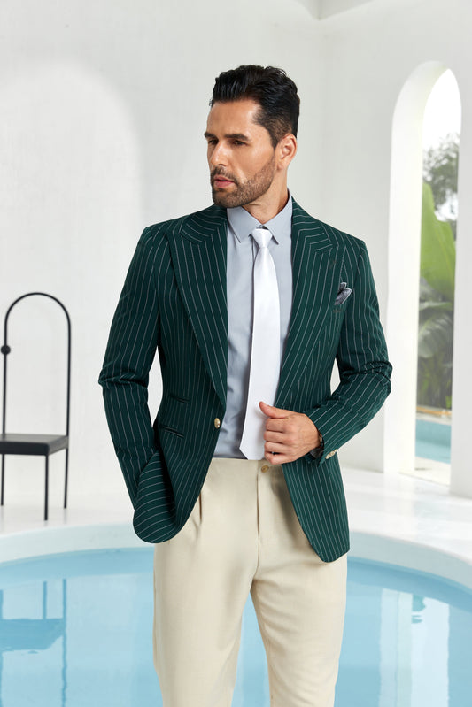 Designer Style New Men's One Button Blazer Wehilion